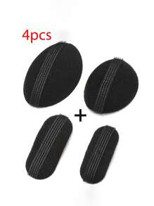 2/4 件隐形发垫，女士蓬松发髻制作器，透气刘海夹卷发夹，发饰，美发工具 - 彩色 - 查看 9