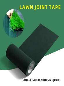 1 Rotolo di nastro per prati in erba artificiale, con alta viscosità, nastro biadesivo durevole e impermeabile per giunture di tappeti erbosi artificiali, di alta qualità, in plastica autoadesiva resistente all'usura, garantisce un collegamento saldo del tappeto erboso, adatto per prati all'aperto, parchi giochi, campi da calcio, paesaggi, giardini, ecc.