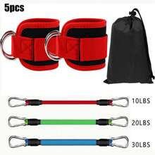 Fitness Ankle Straps-Ankle Strap For Cable Machine-Adjustable D-Ring,One Size Fit With Premium Padding, Glute Kickback Ankle Strap, Ankle Cable Straps For Workout, Booty Workout, Leg Extension, Hip Abductors & Lower Body Exercises.