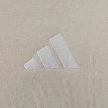 Adidas 2025 女士 3S FT SWT 运动衫/套头衫 针织连帽运动衫 JE0014 - 棕色 - 查看 4