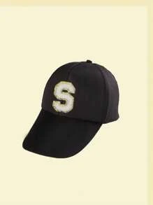 1pc A-Z Letter Kids Baseball Cap, Casual Solid Color Snapback Hip Hop Hat, Unisex Sun Protection - Multicolor - View 92