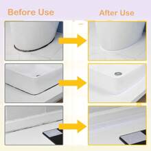 1pc Waterproof Sealing Tape For Kitchen/Bathroom/Toilet/Tile Seam And Corner Line, Self-Adhesive Flexible Caulk Tape For Bathtub And Shower, Easy To Apply Gap Filler For Countertops And Toilet Base, Creates A Tight Seal To Prevent Water Damage, Durable PVC Material, Keeps Your Kitchen And Bathroom Dry And Fresh, Ideal For Sealing Edges And Corners.