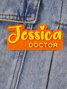 Customized Colorful Personalized Nurse ID Badge Clip With 3D Letters - Custom Name Tag For Nurses, Doctors And Healthcare Professionals, Personalized Name Pin, Custom ID Accessories, Work Accessories - Style 2 - View 18