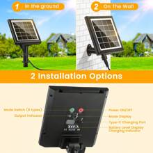 Solar Light Bulb String 15M 20+1 Light/20M 26+2 Light/30M 38+2 Light, RF Remote Control, Suitable For Outdoor Courtyards, Gatherings And Picnics Waterproof LED Garden Lights Weatherproof Solar Powered Outside Light For Gazebo Pergola Patio