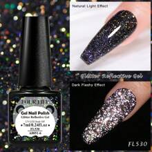FOUR LILY 7ml Glitter Diamond Gel Nail Polish New Reflective Disco Shiny Nail Polish Ultra-Shimmer Nail Gel For DIY Manicure - Multicolor - View 12