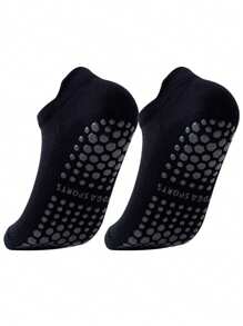 4 Pairs Women's Multicolor Non-Slip Yoga Socks With Gripping, Suitable For Pilates, Ballet, Fitness, Gripping Socks - Multicolor - View 4