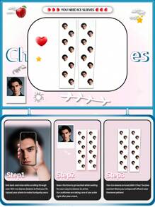 1 Pair Of Customized Face Men's Ice Sleeves, Put Any Face On Socks, Personalized Sleeve Sleeves For With Photos, Interesting Customized Picture Pairs With Medium To Arm Guards, Suitable For Valentine's Day, Birthdays, Gift Giving, And Other Occasions,Personalized - Multicolor - View 3