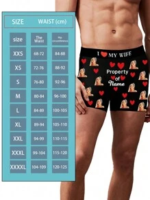 1 Piece Custom Face Boxers For Men, Custom Face Cartoon Strawberry Boxer Briefs, Personalized Boxers For Husband, Personalized Photo Underwear, Custom Face Underwear, Custom Funny Faces Boxers Briefs, Anniversary Gift, Valentine Gift, Birthday Gift, Wedding Gift, Best Friend Gift, Gift For Boyfriend, Gift For Husband, Gift For Him, 1pc, Dawg, Colorful, Cute,Christmas Home Atmosphere - Black - View 9