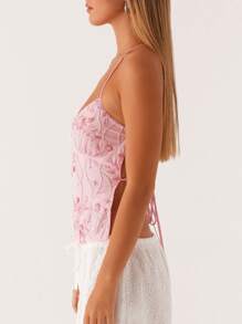 Womens Sequin Beaded Cami Tank Top Y2k Sparkly Floral Spaghetti Strap V Neck Slim Fit Camisole Crop Tops Sexy Backless Pearl Embellished Vests Shirts Bling Glitter Rhinestone Going Out Tops Party Club Streetwear