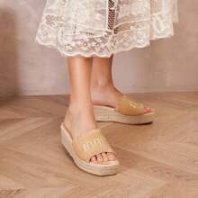 Women's Casual Versatile Flat Sandals - Beige - View 1