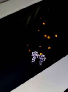 Ascension Day Cross CZ Crystal Earring Stud For Mean And Women 1 Pair