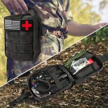 TACTICAL FIRST AID KIT - MOLLE COMPATIBLE FOR QUICK ACCESS IN AN EMERGENCY - Great For Outdoor Activities, Camping, Hunting, Hiking And Home Use!