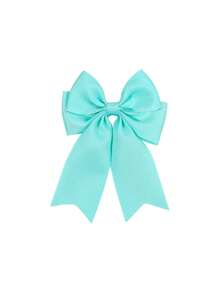 1 pieza Pinza de pelo con lazo personalizada para niñas con nombre impreso, lazo de pelo bordado con nombre personalizado, hebilla de pelo en forma de moño linda, adecuada para decoración diaria del cabello, regalo para niñas