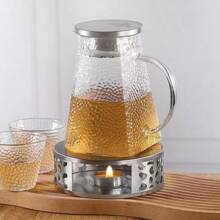 1 件不锈钢茶壶保温器,银色桌面加热板,户外茶壶,适用于煮茶,保温茶,加热咖啡 - 銀色 - 查看 2