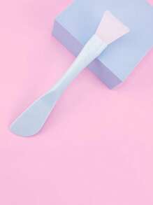 4/1 件装硅胶面膜刷带刮刀，二合一 DIY 泥面膜混合美容工具