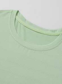 Camiseta de verano para hombres, de secado rápido, con aspecto de seda, transpirable, casual, versátil, ligera de manga corta, cómoda para deportes y exteriores