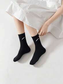 20 Pairs Of Random One Skim Candy Macaron Colored Socks For Boys And Girls, Suitable For Daily Campus Sports, Fashionable And Versatile, Skin Friendly, Comfortable, Breathable And Odor Proof, Suitable For Men And Women, And Suitable For Couples,Crew Socks