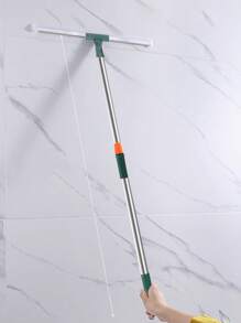 1/2pcs Floor And Wall Wipers Squeegee Broom Floor Scraper Shower Squeegee For Tile Shower Walls Floor Wiper Squeegee Floor Bathroom Squeegee For Shower Kit Stainless Steel Dark Green Bathroom Decor Fall Decor