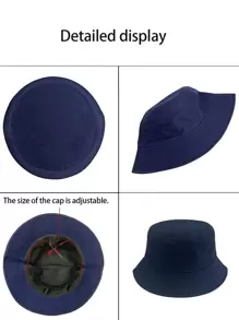 1pc Kids Solid Color Breathable Bucket Hat With Adjustable Inner Band, Versatile Design Suitable For All Seasons, Casual Daily Wear, Hiking, Traveling, Commuting, Available In Multiple Sizes And Colors