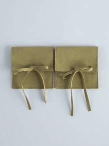 1/5/50 件超细纤维珠宝包装袋高品质珠宝礼品袋婚礼派对生日回礼品糖果袋耳环手链项链别致小型收纳袋礼品袋