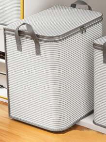 1/2pcs Large Capacity Foldable Fabric Storage Bag, Clothes Storage Bag Quilt Storage Bag ,Blanket Clothes Organizer And Storage Wardrobe Containers Under Bed Storage Bins Foldable Storage Cubes,Household Seasonal Clothes/Belongings Organizer, Suitable For Bedroom, Dorm Room,Easy To Use, Space-Saving Travel Home Clothes Storage Organizer Closet Organization And Storage - Multicolor - View 1