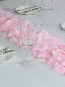 1000pcs Artificial Fabric Rose Petals, Suitable For Romantic Wedding Decoration, Bedroom Decoration, Wedding Aisle, Wedding Guest Tables, Wedding Room Decoration, Birthday Party Decoration