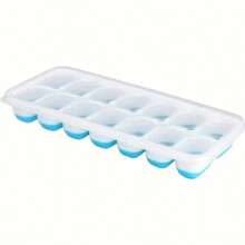 1/4pcs Silicone Ice Cube Mold, Kitchen Stuff, Kitchen Gadgets 00004pcs, Ice Cube Trays, Easy-Release Silicone & Flexible 14-Ice Cube Trays With Spill-Resistant Removable Lid, For Cocktail, Freezer, Stackable Ice Trays With Covers Ice Cube Tray Ice Cube Ice Cube Squishy Ice Cube Mold Ice Cube Mould