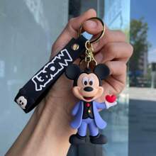 1 pieza Lindo llavero del personaje de Disney Mickey o Minnie, accesorio de bolso, regalo pequeño y delicado