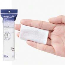 1000 piezas Almohadillas faciales de maquillaje delgadas, almohadillas cuadradas para remover maquillaje de labios y ojos, almohadillas para remover esmalte de uñas, de tela no tejida, suaves y sin pelusa