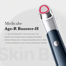 Red Blue Led Light EMS Microcurrent Face Massager Eye Massager For Face Lift Enhanced Absorption Smoother Skin Texture Radiance, Elasticity, Jawline Lift, Skin Tightening, Real Glass Glow Device Skin Care Spa