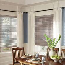 Black Curtain Rods 31-, Decorative Drapery Rod Adjustable By Splicing, 5/8 Inch Small Curtain Rod Bedroom, Living Room, Kitchen And Outdoors - Black|2 Pack - 查看 2