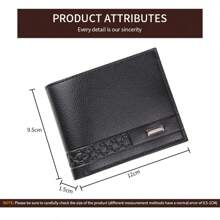 Slim Men's Wallet Cross-Border Large Capacity Business Multi-Functional Bifold Short Purse Soft Leather For Men Wallet Mini Wallet Purse Wallet Men Wallet Leather Small Wallet Wallet