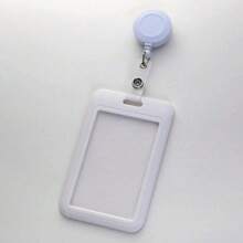 1 قطعة حامل بطاقات بلون أحادي بسيط مع مشبك قابل للسحب وأكمام للبطاقات، هدايا لحامل البطاقات، محفظة، حامل بطاقة الهوية، حامل بطاقة الائتمان، للنساء - متعدد الألوان - مشاهدة 14