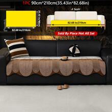 1PC Special-Shaped Leather Sofa Cushion Room Decoration Bedroom Light Luxury Senior Sense Four Seasons General Non-Slip Sofa Cover Can Be Washed Suitable For Living Room Bedroom Office Room Decoration Pet Anti-Dirty Sofa Cushion Couch Cover Sofa Covers Living Room Decor