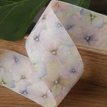 Colorful Ombre Butterfly Flower Woven Ribbon, DIY Hair Accessories, Gift Wrapping, Flower Bouquet, Sun Hat, Bow, Floral Ribbon - Multicolor - View 17