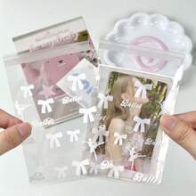 50pcs/100pcs Gift Bags; Gift Packaging Supplies; Gift Packaging Bags Printed Self-Adhesive Bags Small Cards Opp Packaging Bags Simple Transparent Packaging Self-Sealing Bags