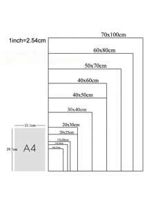 Nordic Figure Wall Art Canvas Painting Humorous Posture Poster And Prints Modern Wall Colorful Picture For Living Room Decor