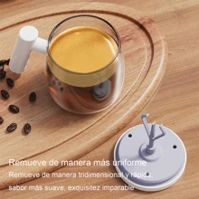 Taza De Agitación Automática Taza De Café Mezclar Café 400ml,Taza de autoagitación, Taza de café eléctrica con diseño de marcas de escala