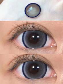 2pcs 14.5mm Large Diameter Colored Contact Lenses,Jewel Pattern,Non-Prescription Daily Disposable, Convenient For Traveling, Suitable For Mixed Daily Wear Halloween Costume Cosplay - Yearly Disposable - View 16