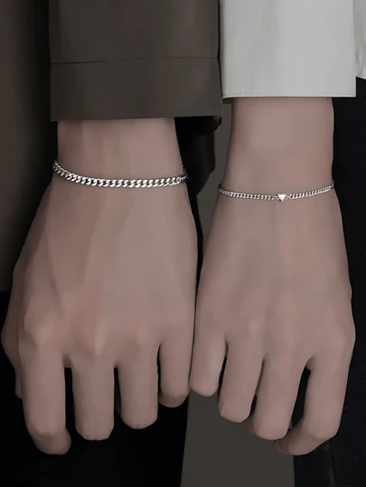 热门跨境情侣手链套装