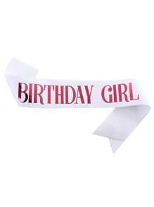 生日绶带，适合生日派对的女士生日绶带，生日绶带小礼物 - 彩色 - 查看 25