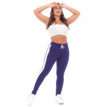 Kit 3 Crepe Knit Trousers With Belt - Rose Blue Navy Blue - View 9