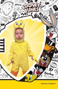 Ciao Tweety Looney Tunes Costume Disguise Official Girl (Size 2-3 Years)