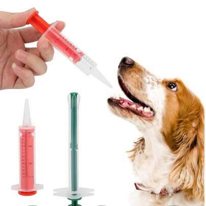 2 件猫/狗爱好者礼物和狗/猫妈妈爱宠物注射器、猫/狗爱好者礼物和狗/猫妈妈爱宠物药丸注射器、猫爱好者和猫妈妈爱药丸分配器喂食器、猫/狗爱好者礼物和狗/猫妈妈爱宠物药丸片剂喂食器、狗爱好者和狗妈妈爱猫爱好者和猫妈妈爱管式喂食器喂食配件工具