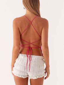 Womens Sequin Cami Tank Top Y2k Sparkly Floral Spaghetti Strap V Neck Slim Fit Camisole Crop Tops Sexy Backless Pearl Embellished Vests Shirts Bling Glitter Rhinestone Going Out Tops Party Club Streetwear