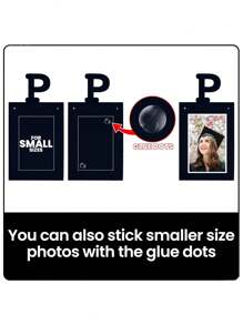 12pcs Graduation Photo Banner 2025 - Large, 10 Feet | Felt Proud Of You Banner | Graduation Banner 2025 Personalized | Graduation Picture Banner 4x6 For Black 2025 Graduation Party Decorations