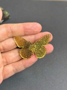 可爱休闲迷你亚克力蝴蝶发圈