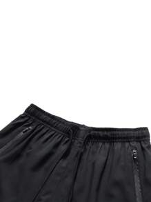 3 pièces Shorts amples et décontractés pour hommes, convenant aux sports d'extérieur, design minimaliste, été - Multicolore - Voir 4