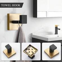 Towel Racks - Black+Gold - View 3