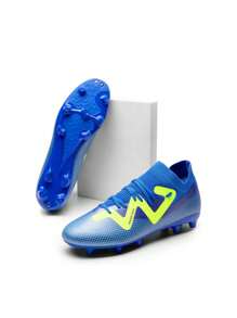 Men's Football Boots Low Top Soccer Shoes - Dark Blue - View 7